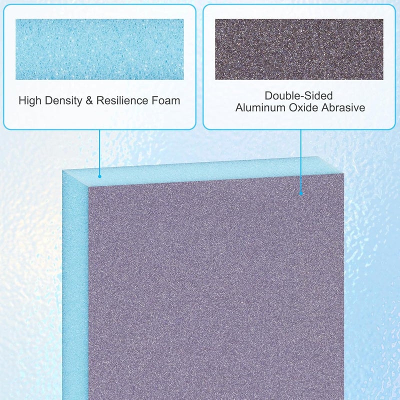 Pukamam 12 Pack Sanding Sponge, Washable and Reusable Sanding Blocks 100 Grit Wet Dry Sand Paper for Wood Drywall Metal Furniture - Image 3